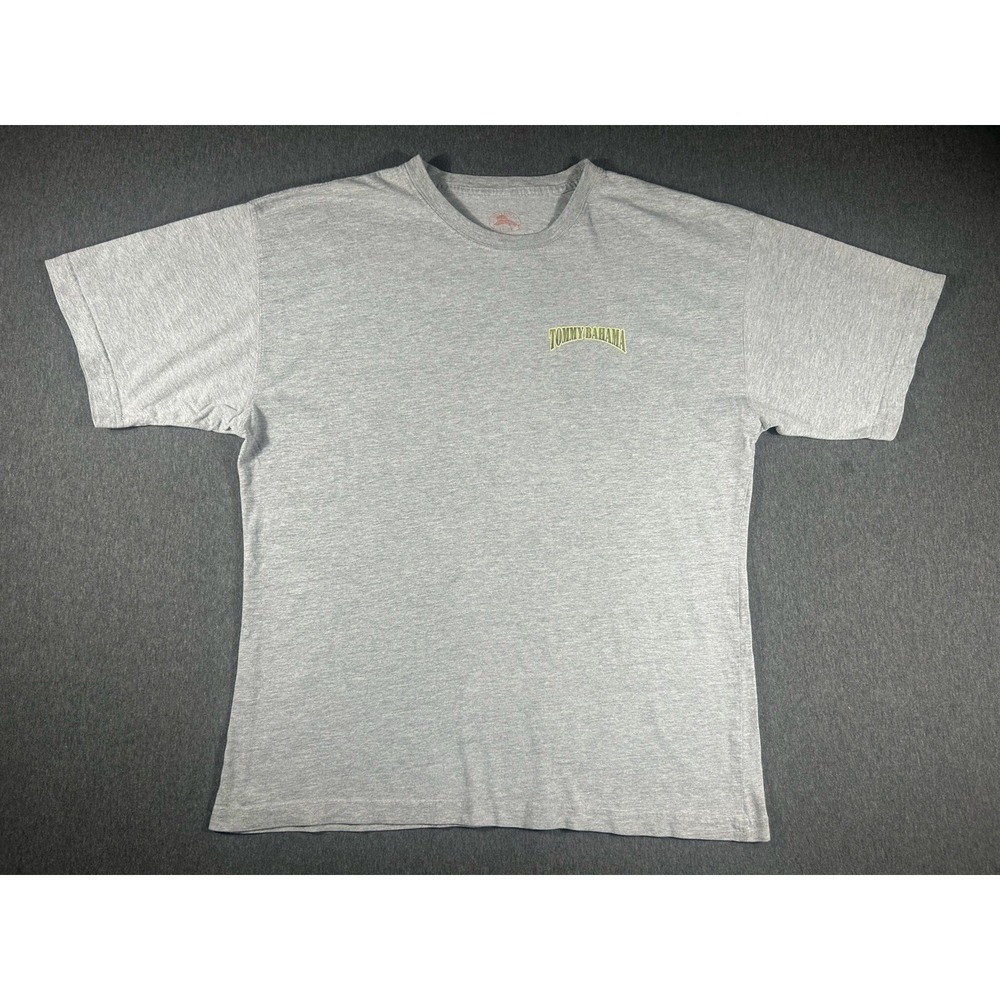 Tommy Bahama Men T-Shirt Medium Black Casino Winner Take All Short Sleeve Sz XL